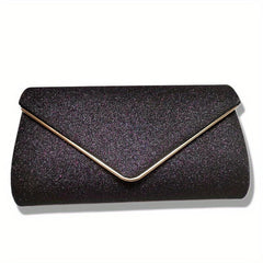 Glitter Evening Bag Chain Shoulder Clutch Purse For Wedding