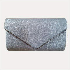 Glitter Evening Bag Chain Shoulder Clutch Purse For Wedding
