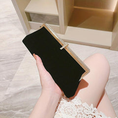 Rhinestone Evening Handbag Classic Dinner Clutch Purse