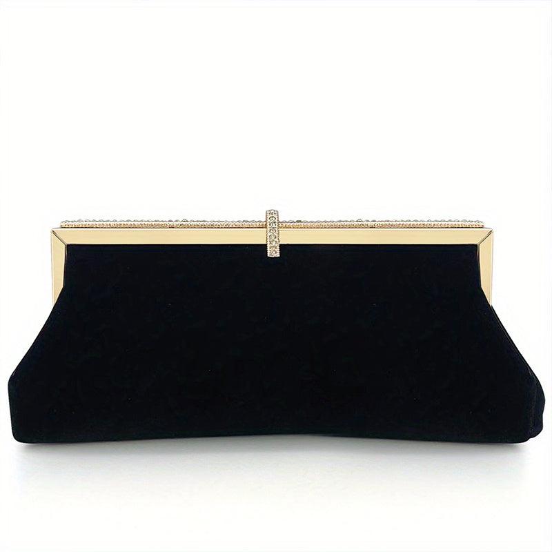 Rhinestone Evening Handbag Classic Dinner Clutch Purse