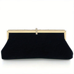 Rhinestone Evening Handbag Classic Dinner Clutch Purse