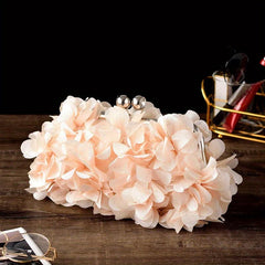 Floral Evening Frame Clutch Bag for Wedding Party