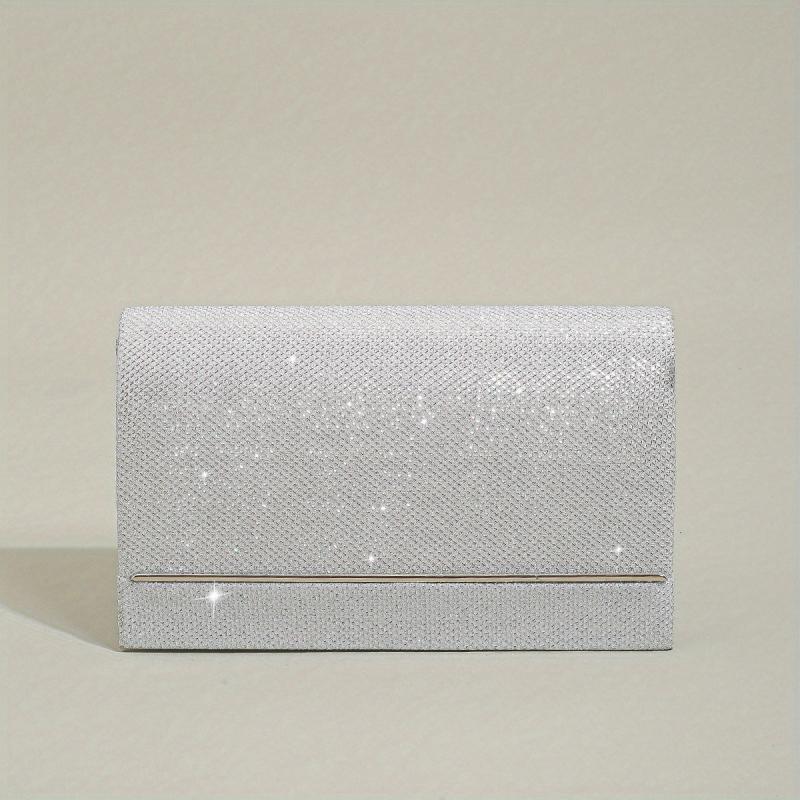 Glitter Sequins Clutch Wallet Classic Purse For Party Women's Evening Bag