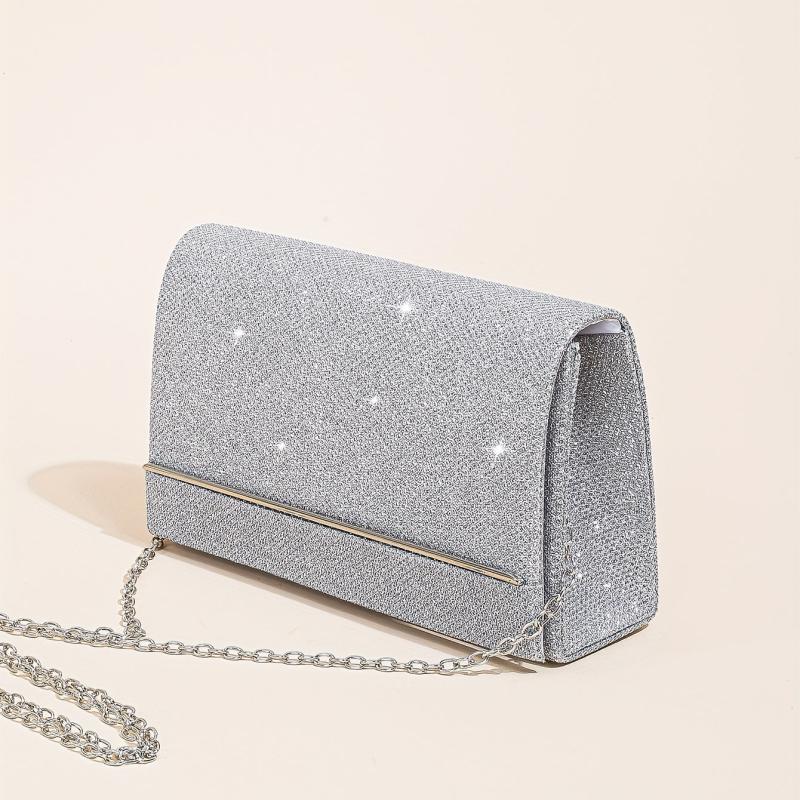 Glitter Sequins Clutch Wallet Classic Purse For Party Women's Evening Bag