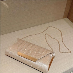 Metal Decor Clutch Purse Evening Bag