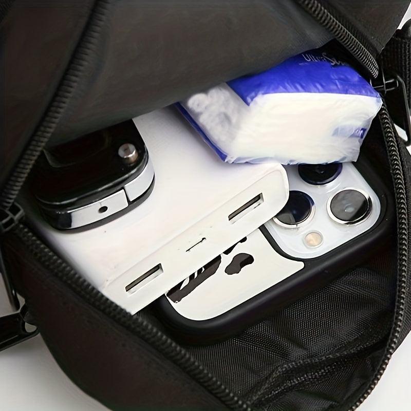 Small Crossbody Bag Messenger Shoulder Mobile Passport Oxford Cloth Casual