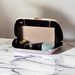 Metal Leaf Ombre Clutch Purse Evening Bag