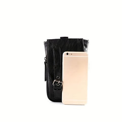Men's Mobile Phone Bag Hanging Pocket Vertical Section Youth Leisure Mini Bag