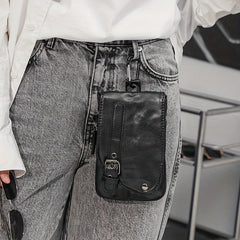 Men's Mobile Phone Bag Hanging Pocket Vertical Section Youth Leisure Mini Bag