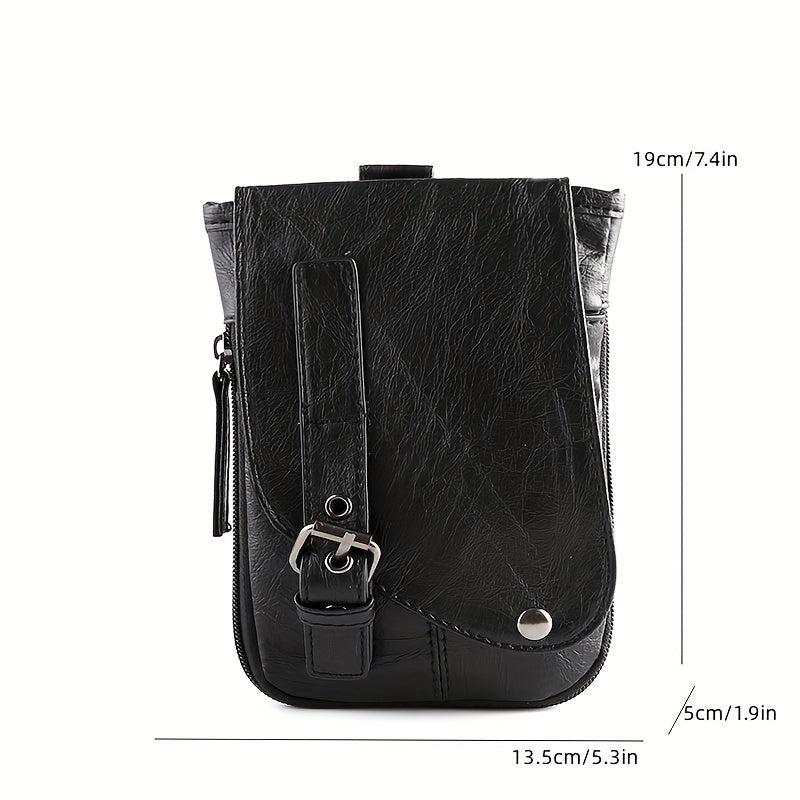 Men's Mobile Phone Bag Hanging Pocket Vertical Section Youth Leisure Mini Bag
