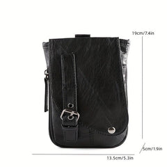 Men's Mobile Phone Bag Hanging Pocket Vertical Section Youth Leisure Mini Bag