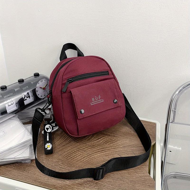 Men's Nylon Crossbody Bag Harajuku Shoulder Bag Multifunctional Lightweight