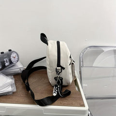 Men's Nylon Crossbody Bag Harajuku Shoulder Bag Multifunctional Lightweight