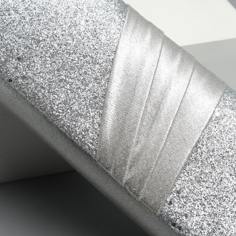 Glitter Evening Clutch Bag Chain Crossbody Bag for Party Wedding
