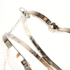 Clear Acrylic Heart Shaped Evening Bag Chain Wedding Purse Clutch Bag