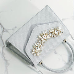 Bling Chain Clutch Handbag Prom Evening Bag