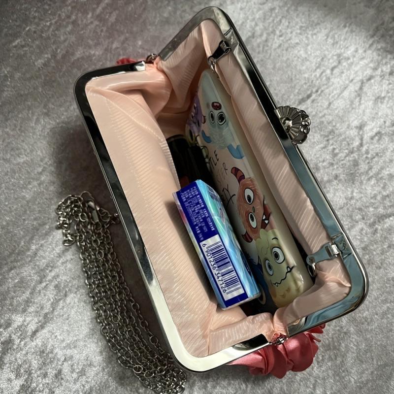Ruched Evening Clutch Formal Dinner Handbag For Wedding Party
