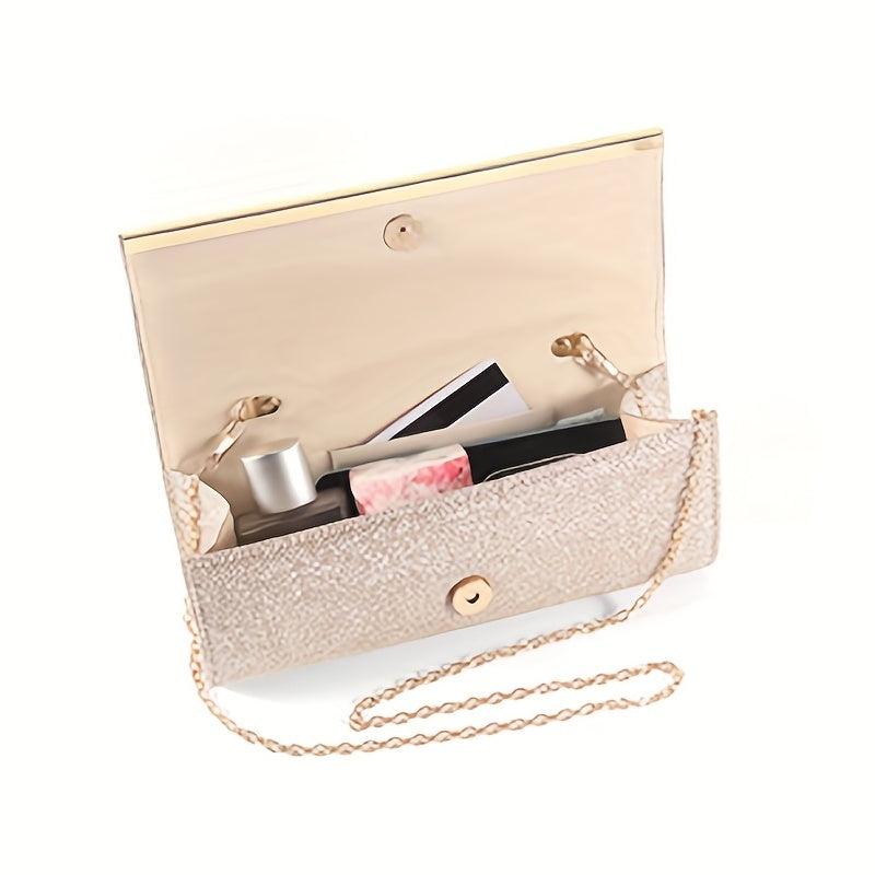 Glitter Evening Clutch Bag Classic Dinner Purse Women's Stylish Handbag