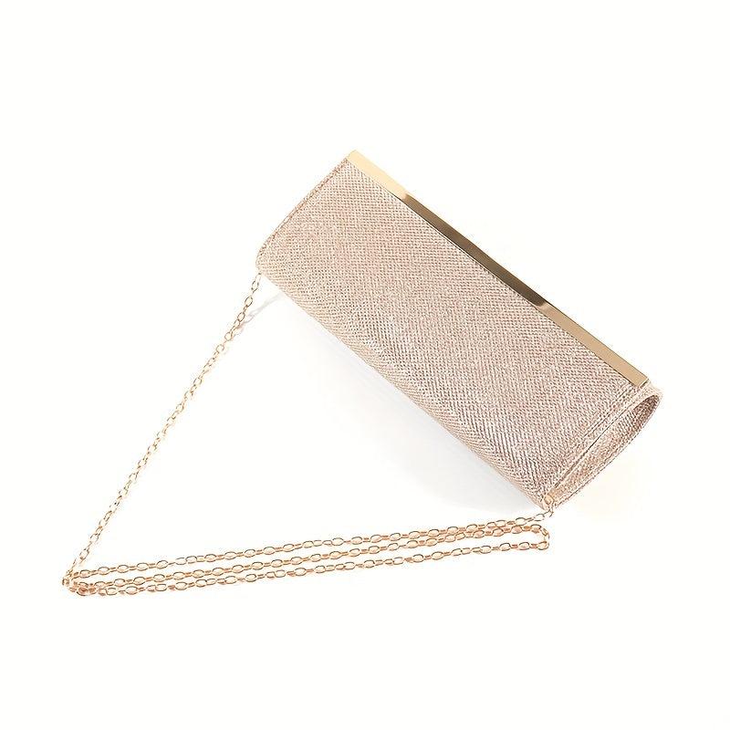 Glitter Evening Clutch Bag Classic Dinner Purse Women's Stylish Handbag