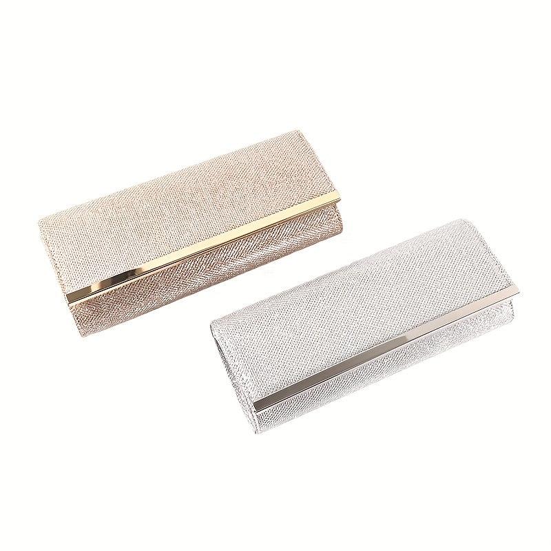 Glitter Evening Clutch Bag Classic Dinner Purse Women's Stylish Handbag