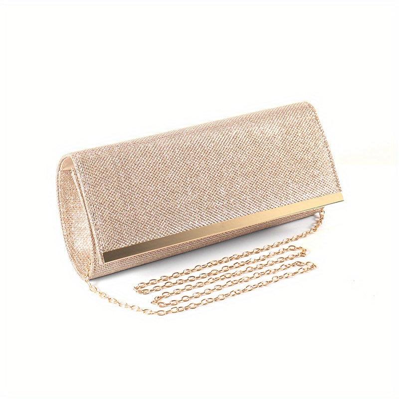 Glitter Evening Clutch Bag Classic Dinner Purse Women's Stylish Handbag