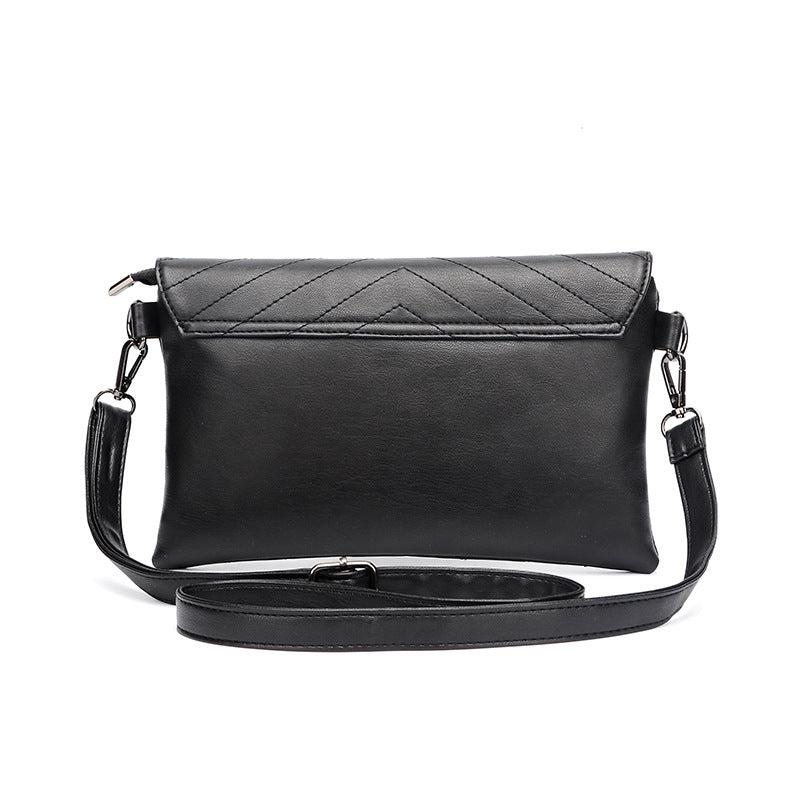 Gothic Skull Decor Shoulder Bag Y2K Punk Flap Handbag