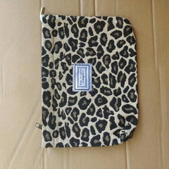 Vintage Zipper Cosmetic Clutch Bag Canvas Makeup Bag
