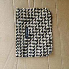 Vintage Zipper Cosmetic Clutch Bag Canvas Makeup Bag
