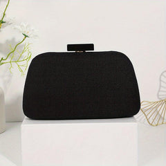 Elegent Metal Chain Clutch Frame Purse Cocktail Evening Bag