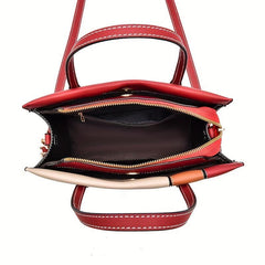 Colorblock Tote Bag Shoulder Bag All Match Crossbody Bag