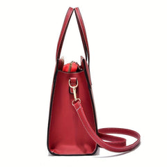 Colorblock Tote Bag Shoulder Bag All Match Crossbody Bag