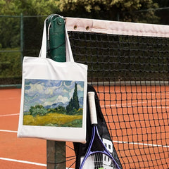 Graphic Pattern Canvas Bag Lightweight Shopper Storage Handbag