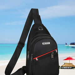 Men's Small Sling Nylon Chest Bag