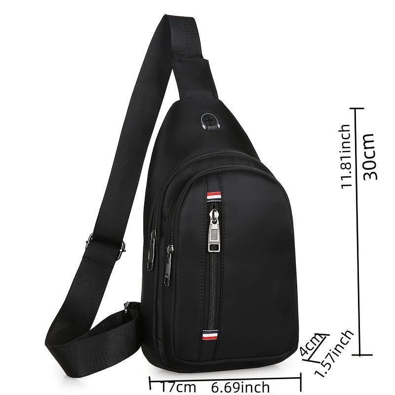 Men's Small Sling Nylon Chest Bag