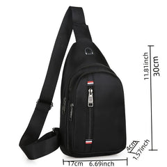 Men's Small Sling Nylon Chest Bag