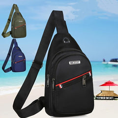 Men's Small Sling Nylon Chest Bag