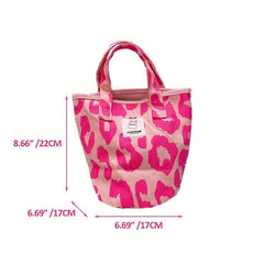 Canvas Tote Bucket Bag Lightweight Satchel Commuter Bag