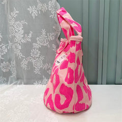 Canvas Tote Bucket Bag Lightweight Satchel Commuter Bag