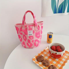 Canvas Tote Bucket Bag Lightweight Satchel Commuter Bag
