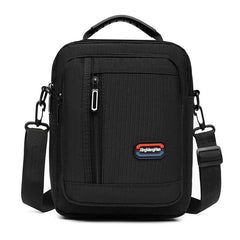 Men's Casual Crossbody Bag Vertical Shoulder Travel Messenger Bag