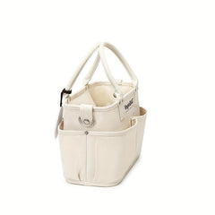Canvas Lunch Box Bag For Women Pocket Go Out Mommy Bag