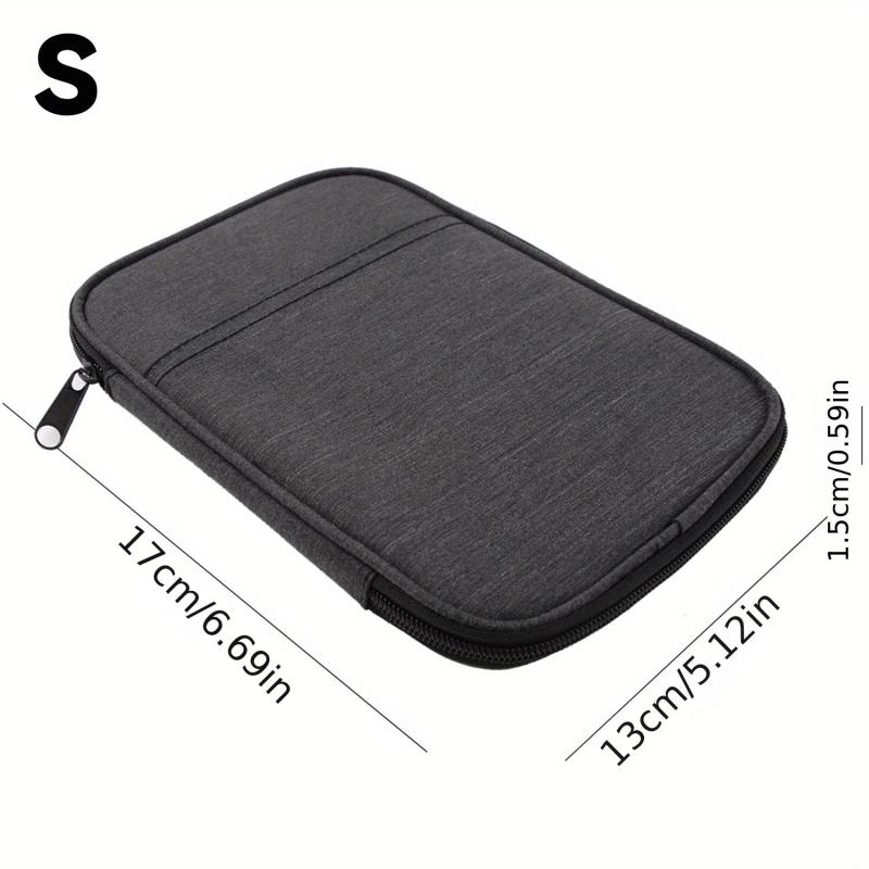 Family Passport Holder Travel Organizer Case with Zip