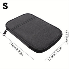 Family Passport Holder Travel Organizer Case with Zip