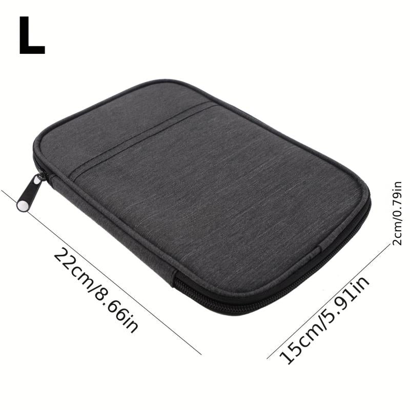 Family Passport Holder Travel Organizer Case with Zip