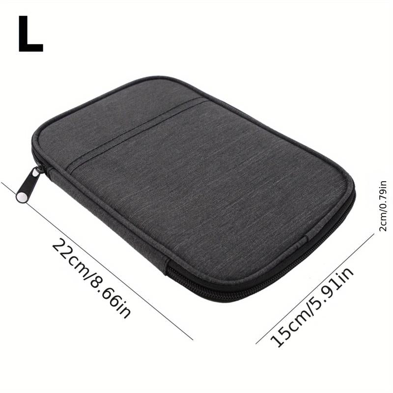 Family Passport Holder Travel Organizer Case with Zip