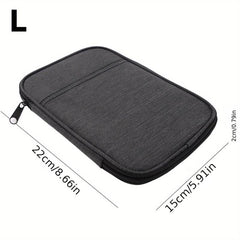 Family Passport Holder Travel Organizer Case with Zip