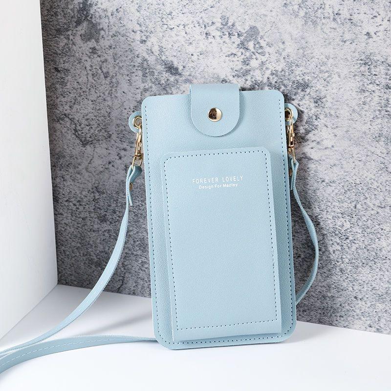 Minimalist Solid Shoulder Bag Crossbody Bag All Match Mobile Phone Bag
