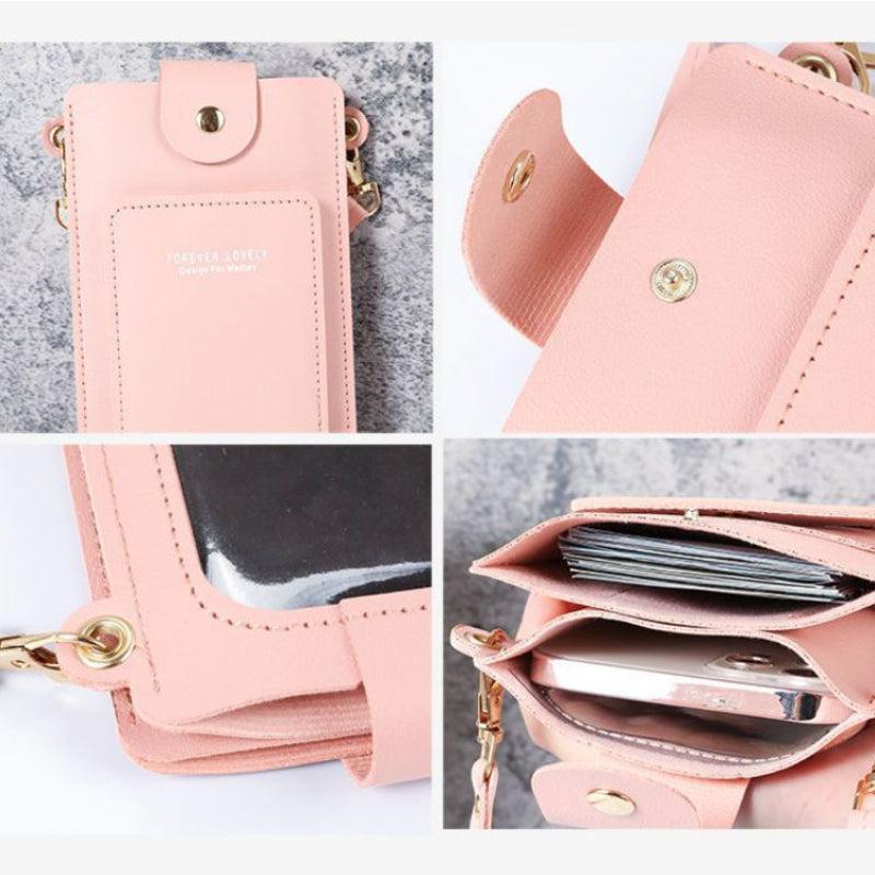 Minimalist Solid Shoulder Bag Crossbody Bag All Match Mobile Phone Bag