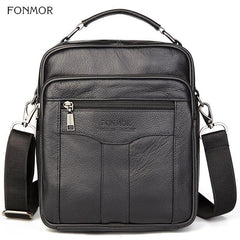Top Layer Cowhide Leather Tote Shoulder Bag Large Crossbody Handbag