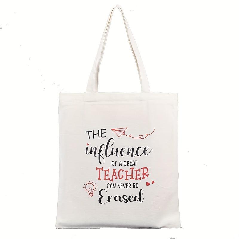 2 Pcs Letter Pattern Shoulder Bag All Match Handbag Women's Minimalist Bags
